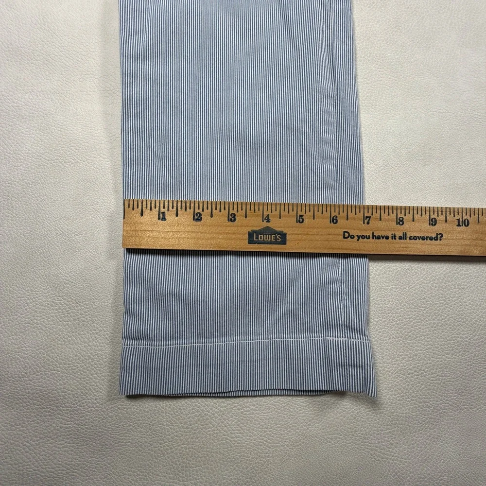 Polo Ralph Lauren Mens 34x34 Slim Fit Striped Chino Pants Blue White - Picture 5 of 11